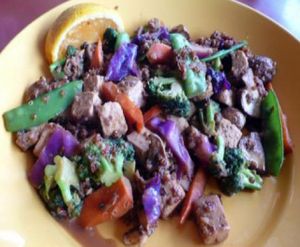 tofu saute at Swinger's Diner in Los Angeles