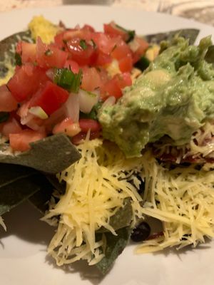 Vegan nachos with many house-made ingredients at Swinger's Diner in Los Angeles