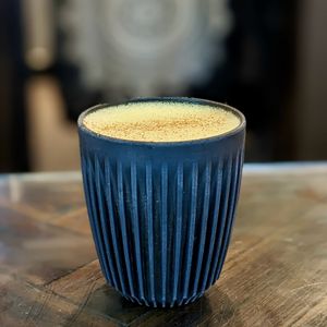 Vegan Golden Mylk at Ahimsa Sanctuary in Central Singapore