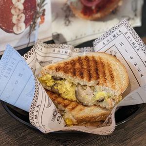 Vegan Truffully, Cheese Double Sourdough Toast at Ahimsa Sanctuary in Central Singapore