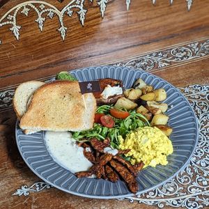 Vegan Big Breakfast at Ahimsa Sanctuary in Central Singapore