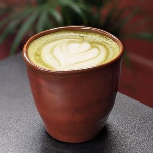 Vegan Moringa Matcha Latte at Ahimsa Sanctuary in Central Singapore