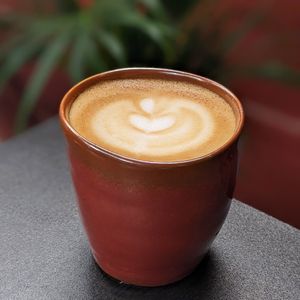 Vegan Latte at Ahimsa Sanctuary in Central Singapore