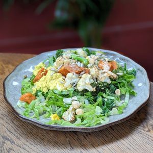 Vegan SK2 Radiance Salad at Ahimsa Sanctuary in Central Singapore