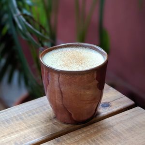 Vegan Golden Mylk at Ahimsa Sanctuary in Central Singapore