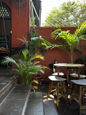 Seating  at Ahimsa Sanctuary in Central Singapore