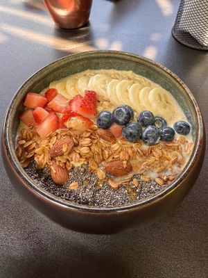 Plain Jane with extra Protein and Chia Seeds  at Ahimsa Sanctuary in Central Singapore