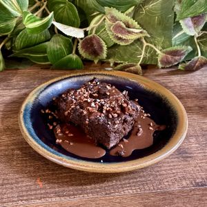 Vegan Brownies (Off-Menu) at Ahimsa Sanctuary in Central Singapore