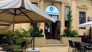 Outdoor seating 1/2o at Cafeneaua Nației in Ploiesti