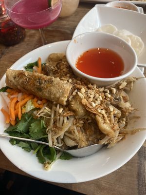 Tofu and mushroom Vermicelli noodles  at Pho in Lincoln