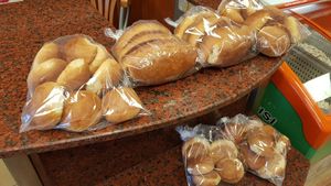 Soft bread like brioche but vegan. at Bakırköy Unlu Mamülleri in Istanbul