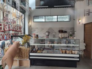 Inside at Farmers Veggies Butchers in Barcelona