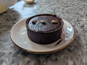 Coffee tart at Firefly's  in Lviv