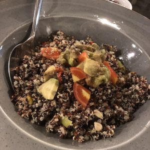 Quinoa salad   at The Big Bad Wolf in Skiathos