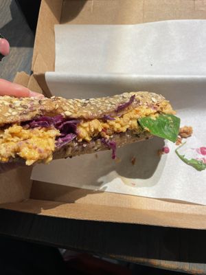 Spicy tuna baguette   at Nordsee in Salzburg