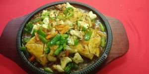 Mix Vege Tofu at Anggun Vegetarian in Rawang