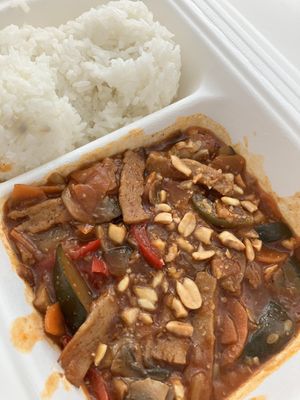 Robi kung pao for delivery  at Food Garden in Bratislava