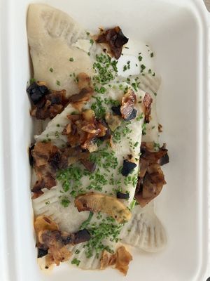 Pirohy s kokosovou slaninkou  at Food Garden in Bratislava