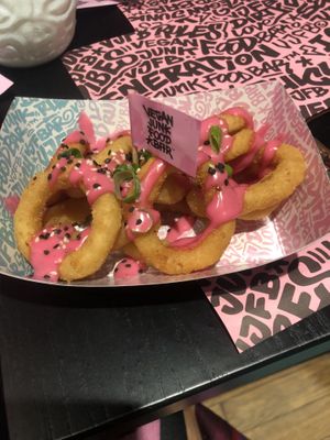 Onionrings  at Vegan Junk Food Bar - Cologne in Cologne