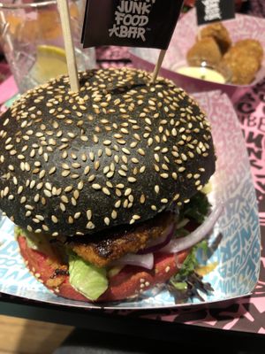Ribbs Burger  at Vegan Junk Food Bar - Cologne in Cologne