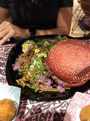 Shawarma Burger  at Vegan Junk Food Bar - Cologne in Cologne