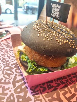 Kroquette burger at Vegan Junk Food Bar - Cologne in Cologne