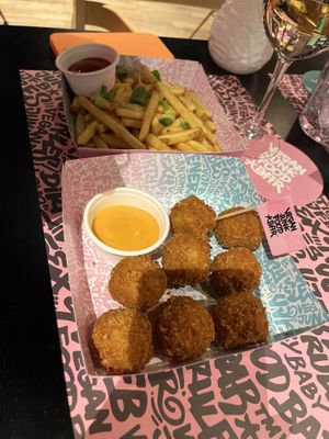Mac and cheese balls   at Vegan Junk Food Bar - Cologne in Cologne