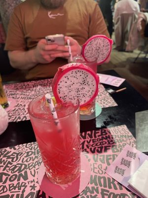 Holy dragon cocktail   at Vegan Junk Food Bar - Cologne in Cologne