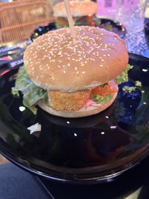 Fish Burger  at Vegan Junk Food Bar - Cologne in Cologne