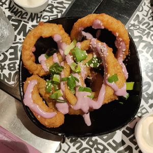Onion rings at Vegan Junk Food Bar - Cologne in Cologne