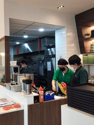 Kitchen at Greendot 绿一点 - Yew Tee Point in West Singapore