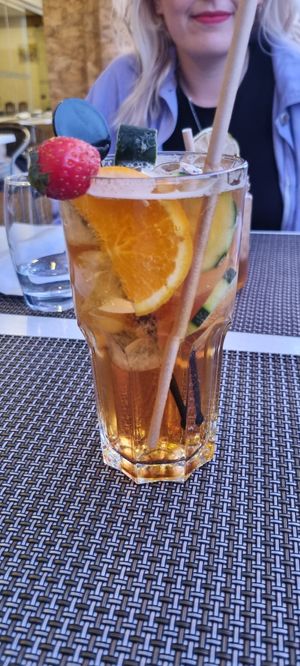 Pimms at Louro & Salsa in Albufeira
