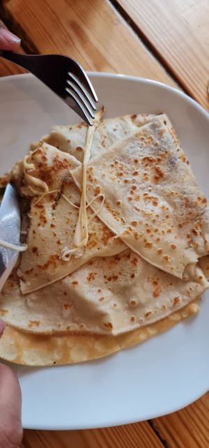 Crepe at Lókal Bistro in Husavik