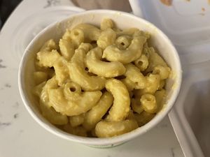 Mac & “cheese" at Plant Junkie Chicago in Chicago