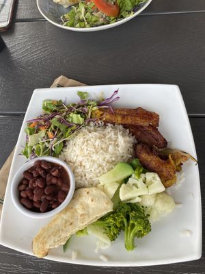 Vegan casada  at Soda Sánchez in Quepos