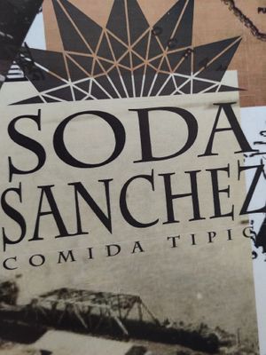 Indoors at Soda Sánchez in Quepos