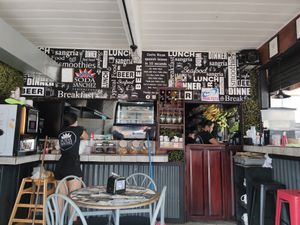 Indoors at Soda Sánchez in Quepos