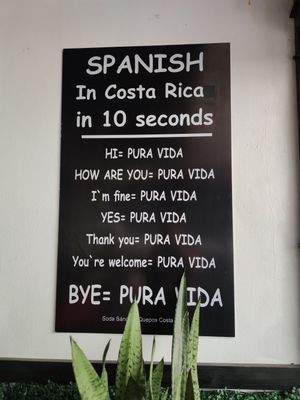  at Soda Sánchez in Quepos