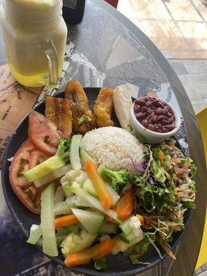 Vegan casados   at Soda Sánchez in Quepos