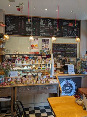 inside at Café Latte Art in Wiesbaden