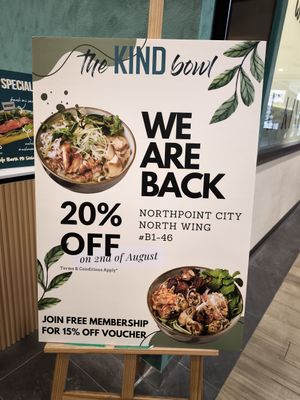  at The Kind Bowl - Northpoint City in North Singapore