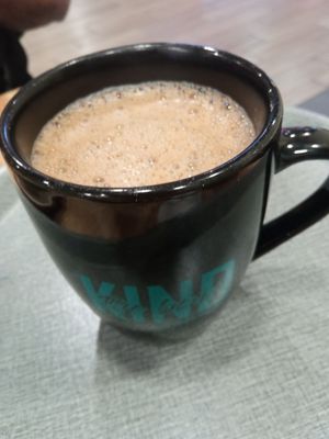 Cuppa oat coffee ooh lala 💕👌 at The Kind Bowl - Northpoint City in North Singapore