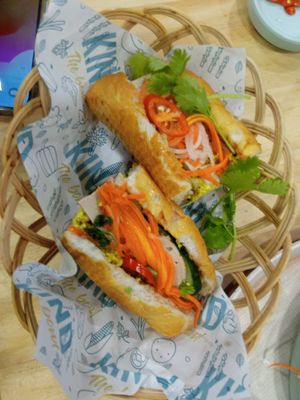 Crazy baguette 👌aka bahn mi at The Kind Bowl - Northpoint City in North Singapore