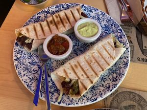 Sad little burrito  at Shangri-La in Merida