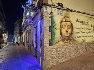 Outside at Shangri-La in Merida