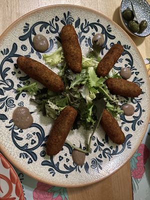 Croquetas de boletus  at Shangri-La in Merida