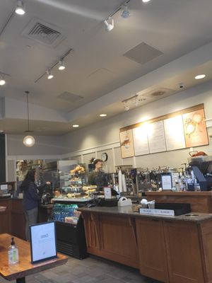 Interior at Peet's Coffee in Vancouver