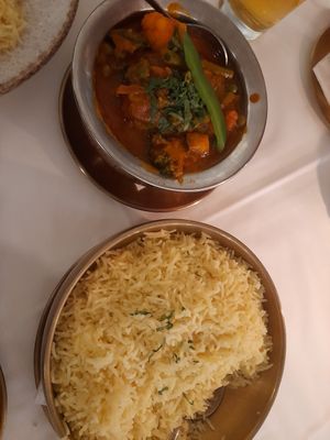 Kushi Masala, Gemüse in Tomaten-Masala-Curry at Rama in Neufahrn Bei Freising