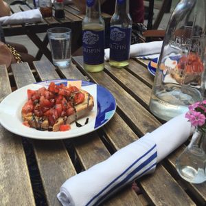 bruschetta  at Eat Drink Wild in New York City