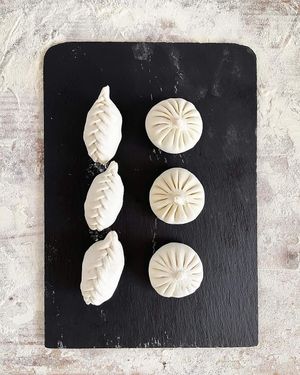 Ravioli con patate e patate e formaggio at DedasPuri Ristorante Georgiano & Wine Shop in Pavia